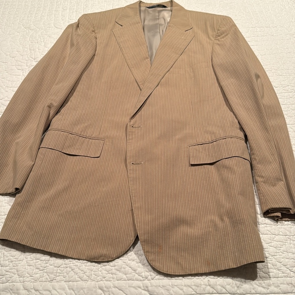 Ralph Lauren Polo Men's Tan Suit